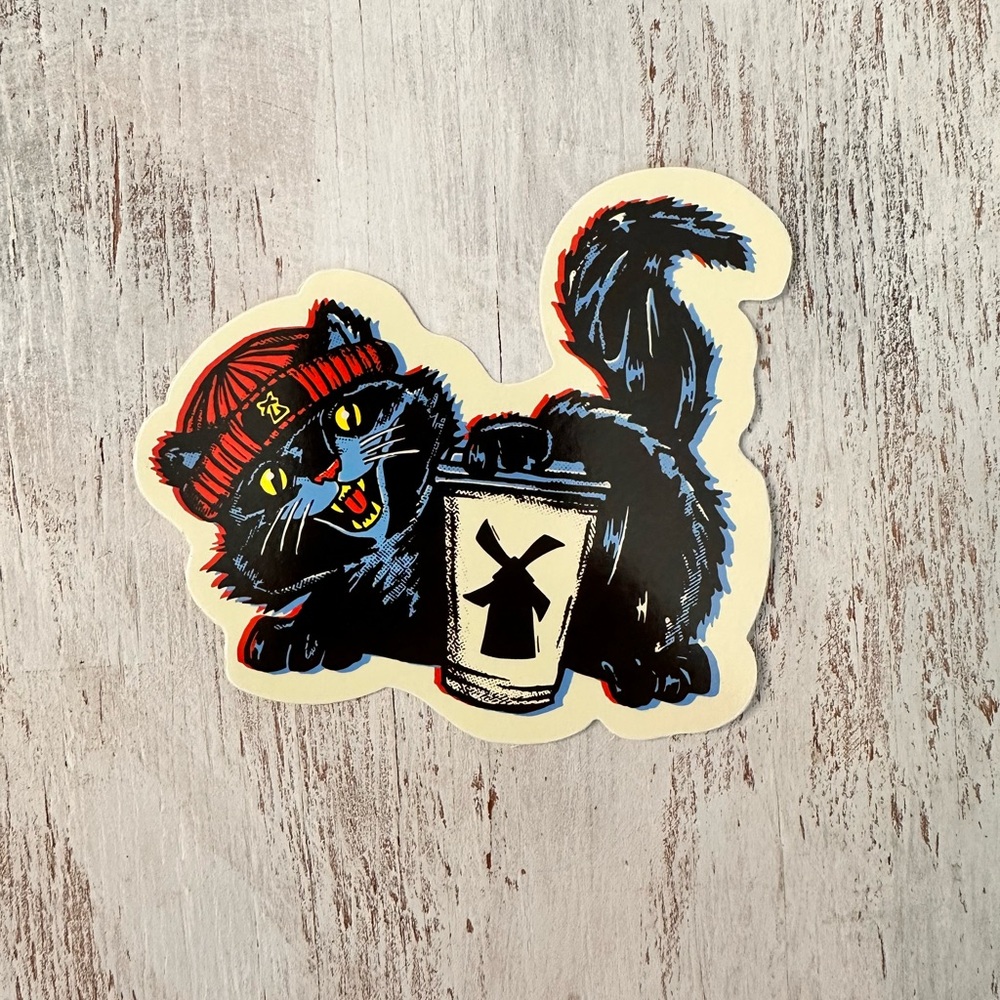 DB Halloween Cat Sticker